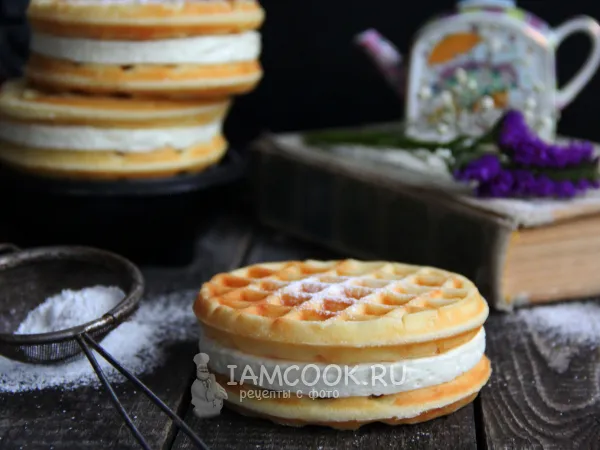 Фото готового блюда: Венские вафли с суфле