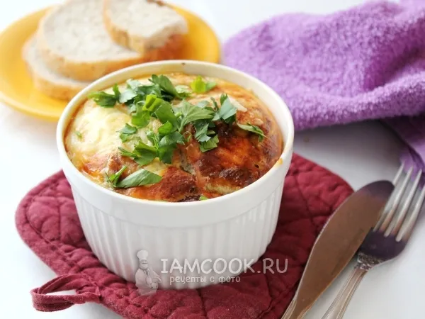 Фото блюда: Запеканка баклажанная с мясным фаршем