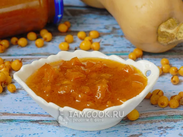 Фото блюда: Варенье из тыквы с облепихой на зиму