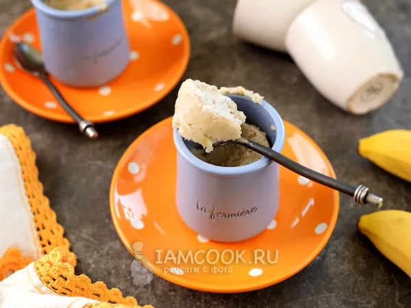 Фото готового блюда: Банановое суфле в микроволновке