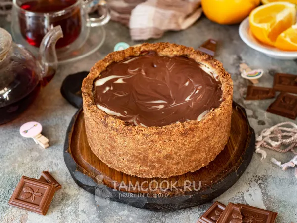 Фото блюда: Мраморный чизкейк