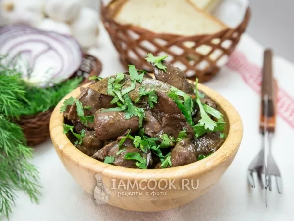 Фото блюда: Кучмачи из куриных потрохов