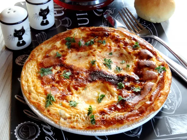 Фото блюда: Омлет с томатной пастой