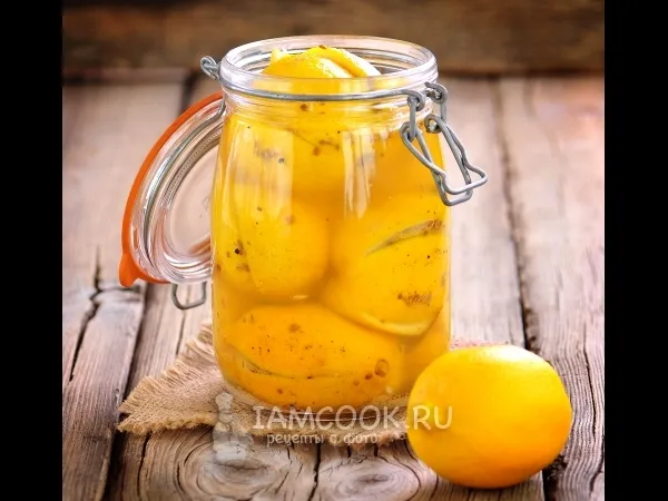 Фото блюда: Соленые лимоны по-мароккански