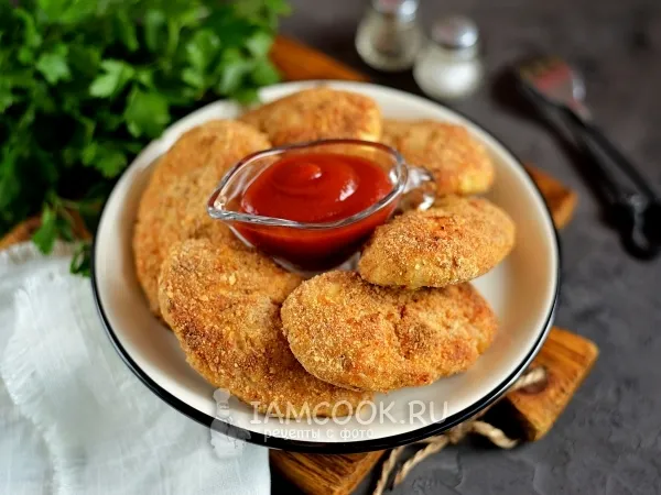 Фото готового блюда: Куриные котлеты для детей