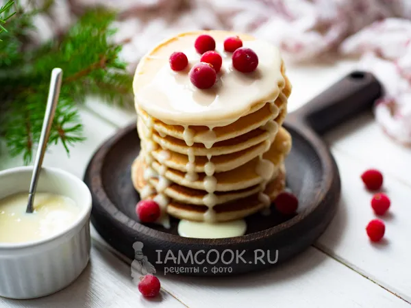 Фото блюда: Панкейки на молоке с содой