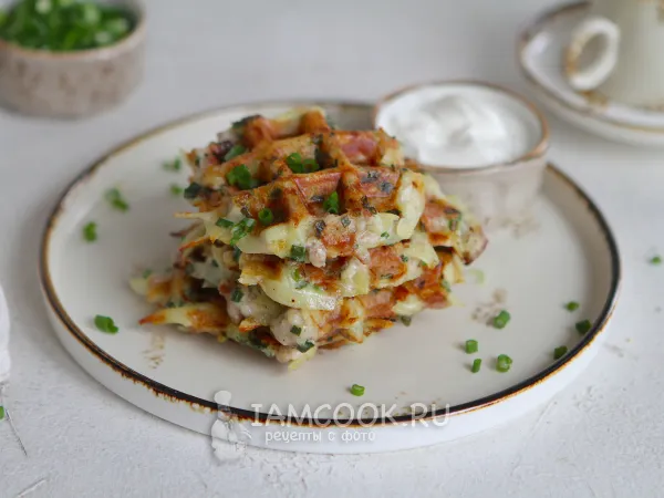 Фото блюда: Картофельные вафли с курицей