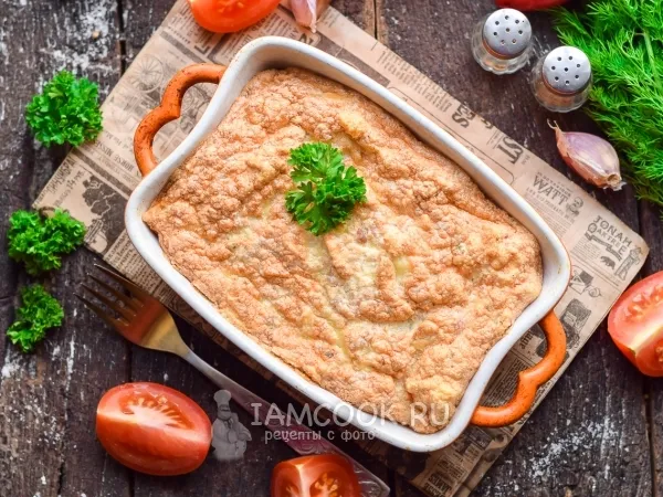 Фото готового блюда: Суфле из индейки в духовке