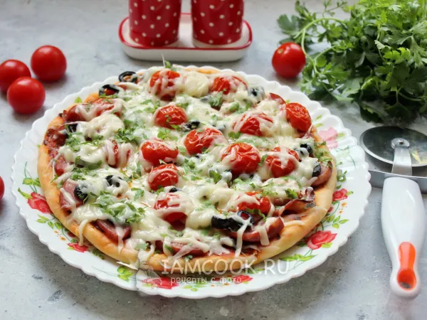 Фото блюда: Пицца «Солянка»