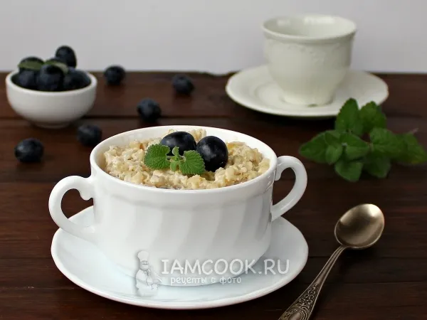 Фото готового блюда: Молочная перловая каша в мультиварке