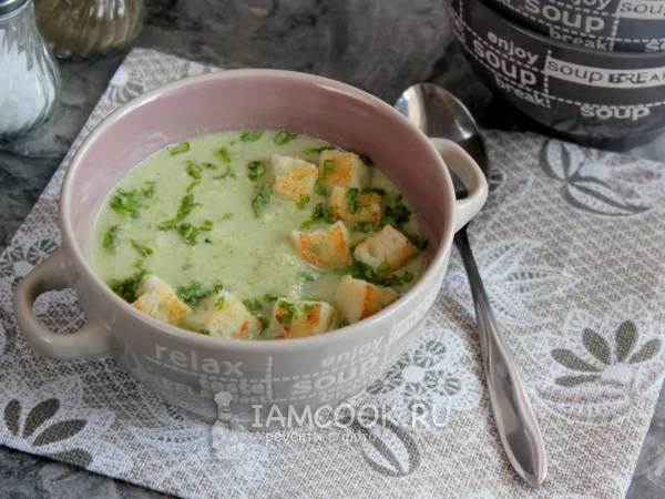Фото блюда: Суп-пюре из брокколи и индейки