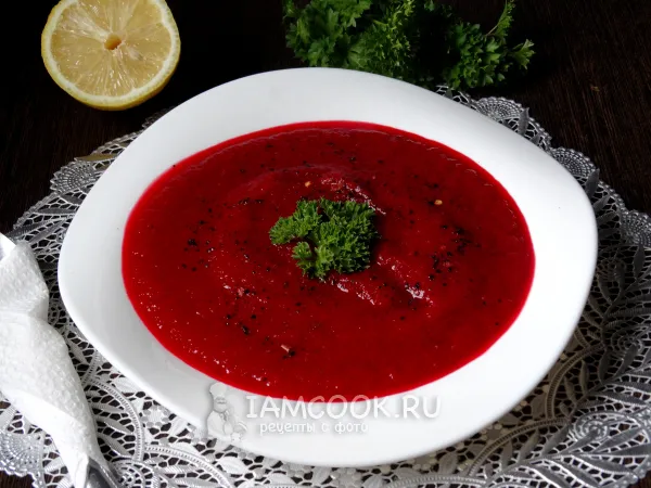 Фото блюда: Свекольный гаспачо