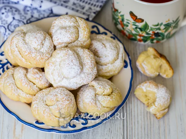 Фото готового блюда: Быстрое печенье на сметане