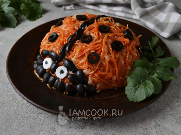 Фото блюда: Салат «Божья коровка»