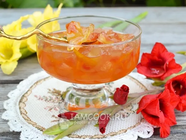 Фото блюда: Варенье из арбузных корок с апельсином на зиму