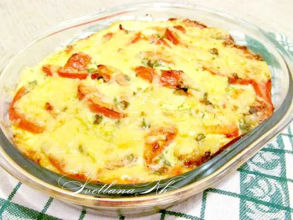 Фото блюда: Запеканка из кабачков с сыром