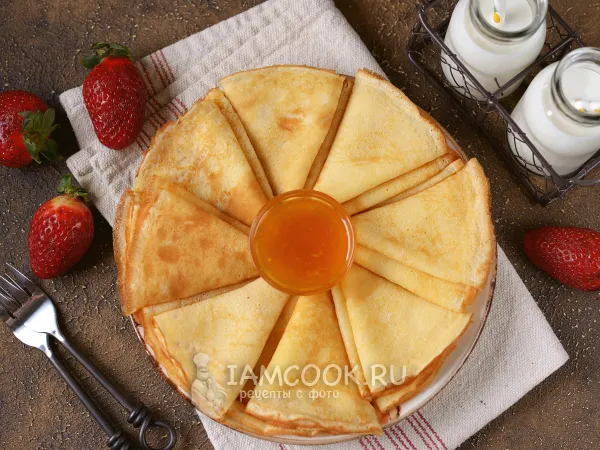 Фото готового блюда: Гурьевские блины