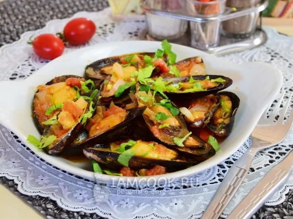 Фото блюда: Соте из мидий