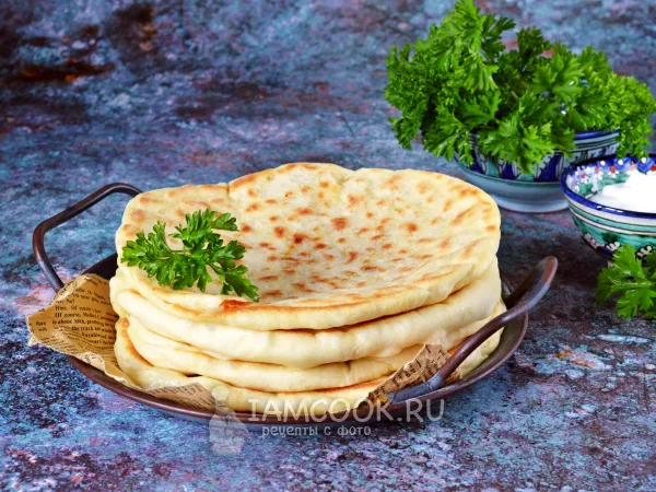 Фото блюда: Хачапури по-тбилисски за 5 минут