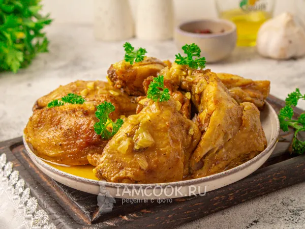 Фото блюда: Куриные бедра в микроволновке