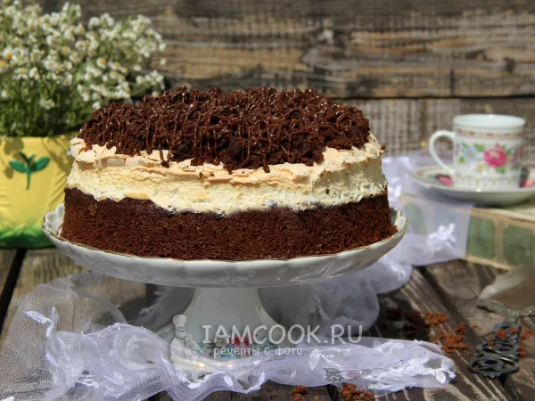 Фото блюда: Торт «Улыбка негра» (на кефире)