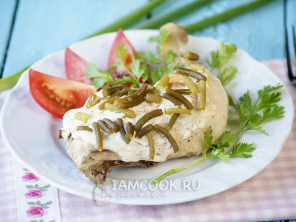 Фото готового блюда: Тушеные куриные окорочка