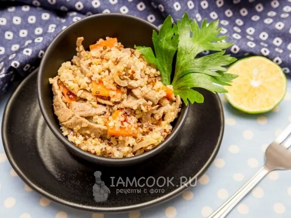 Фото блюда: Киноа с говядиной