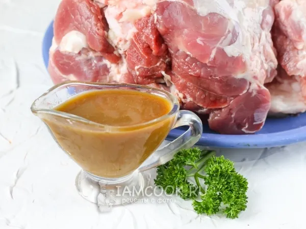 Фото блюда: Маринад для свиной рульки в духовке