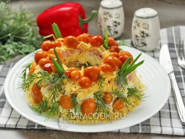 Фото блюда: Салат «Сытый барин»