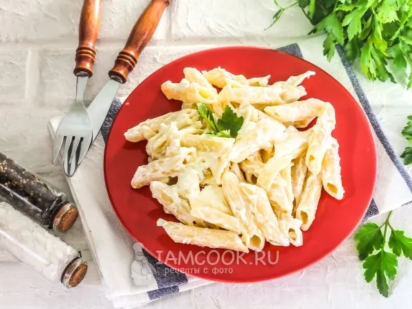 Фото блюда: Макароны с брынзой