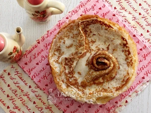 Фото блюда: Блинчики на крахмале