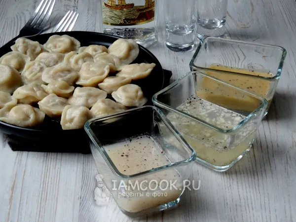 Фото блюда: Соус для пельменей с уксусом