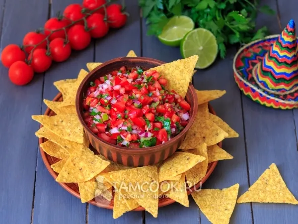 Фото блюда: Соус «Пико-де-гальо» (Пико-де-гайо)
