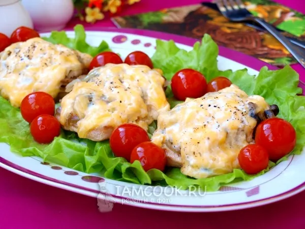 Фото готового блюда: Мясо по-французски на сковороде