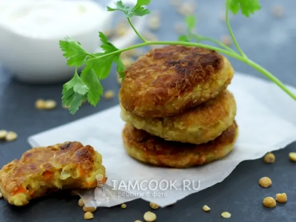 Фото блюда: Котлеты гороховые (постные)