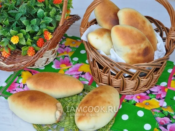 Фото готового блюда: Пирожки с говяжьей печенью и капустой