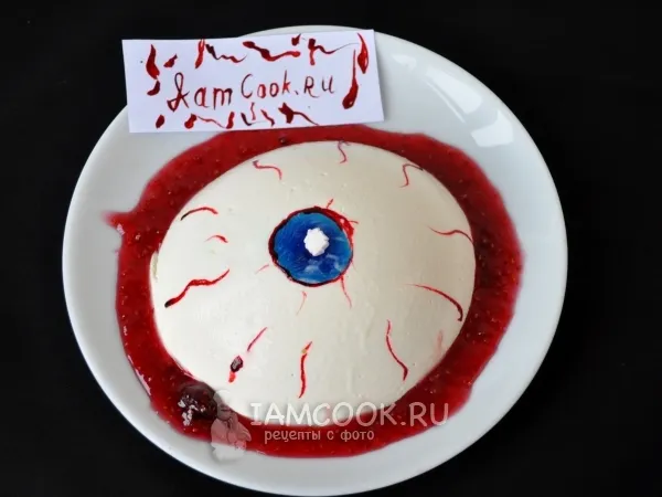 Фото готового блюда: Желе сметанное для Хэллоуина
