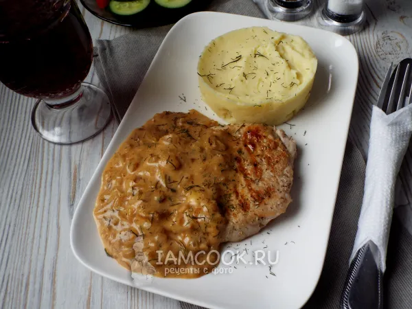 Фото блюда: Эскалопы с соусом