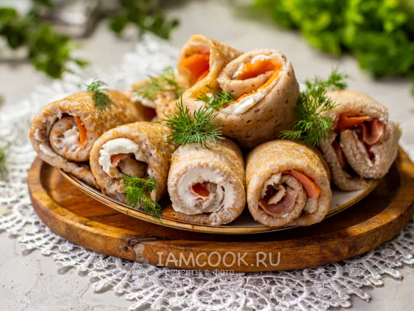 Фото блюда: ПП блины из гречневой муки