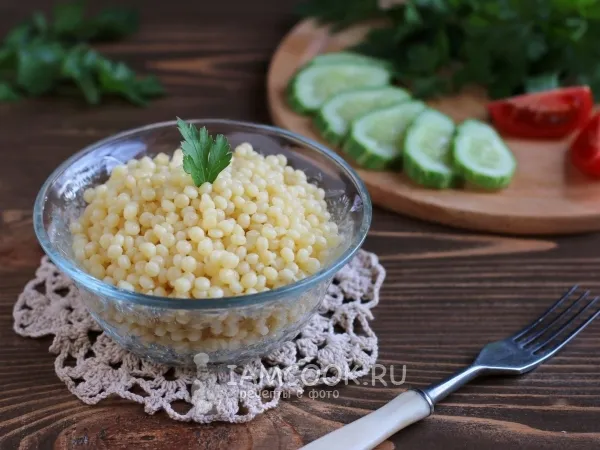 Фото готового блюда: Гарнир из птитим