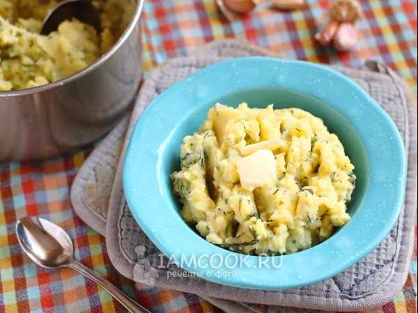 Фото готового блюда: Пюре из запеченного картофеля