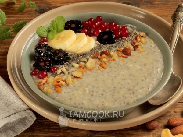 Фото блюда: Смузи боул с семенами чиа и творогом