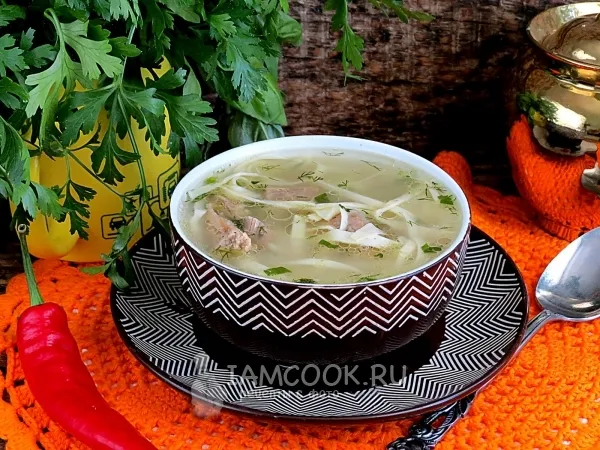 Фото готового блюда: Лапша по-казахски (Кеспе)