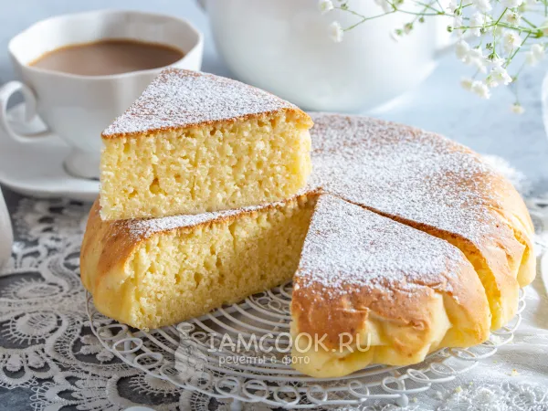 Фото блюда: Манник на кислом молоке в мультиварке