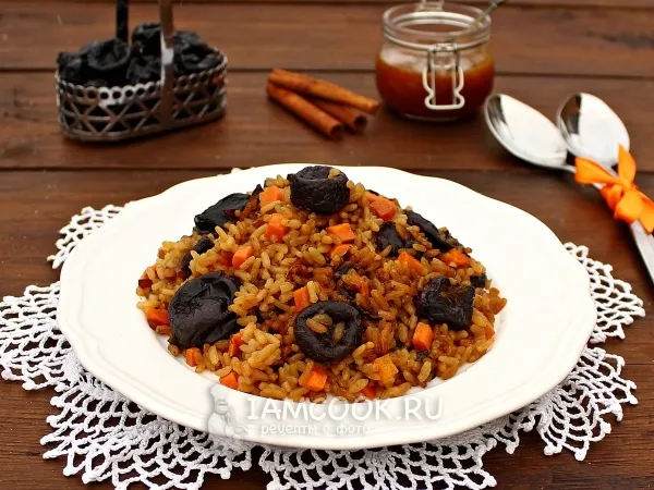 Фото блюда: Сладкий плов в мультиварке