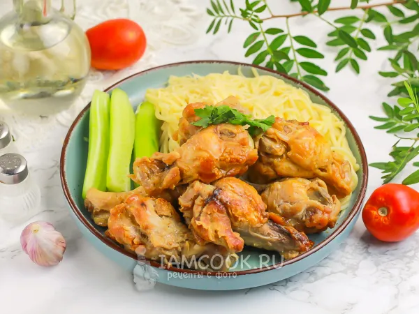 Фото блюда: Куриные плечики в казане