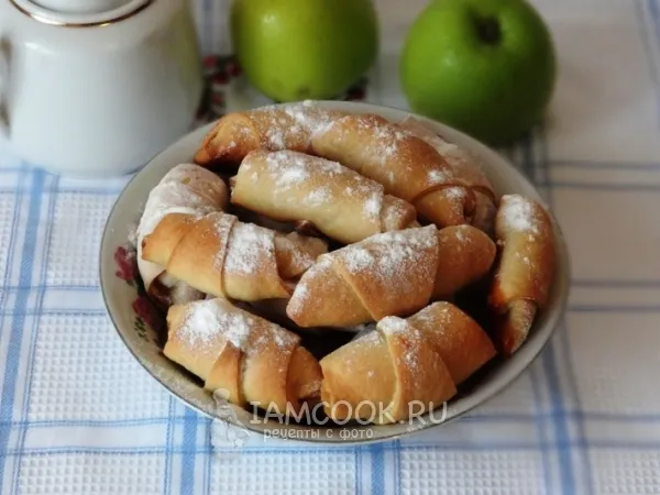 Фото готового блюда: Рогалики из песочного теста