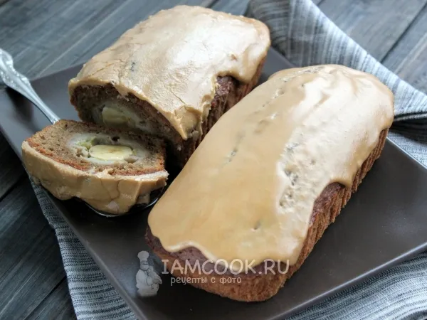 Фото блюда: Кофейный кекс с целым бананом