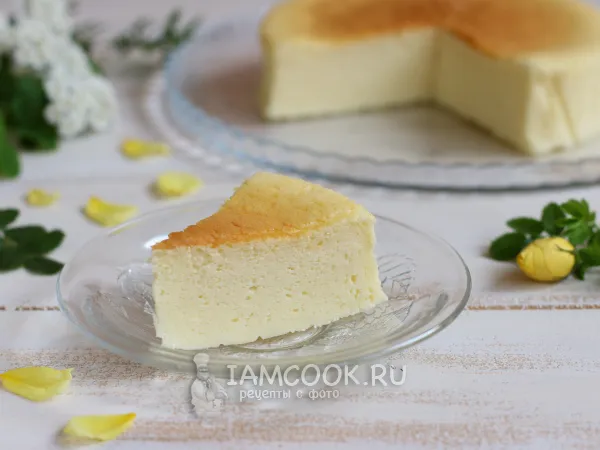 Фото блюда: Японский хлопковый чизкейк