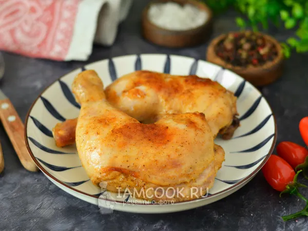 Фото блюда: Куриные окорочка в фольге в духовке